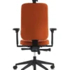 Being Me Office Chair - Orange Fabic with neck rest