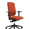 Being Me Office Chair - Orange Fabic no neck rest