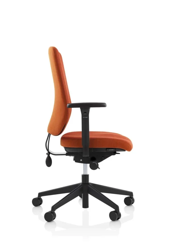 Being Me Office Chair - Orange Fabic no neck rest