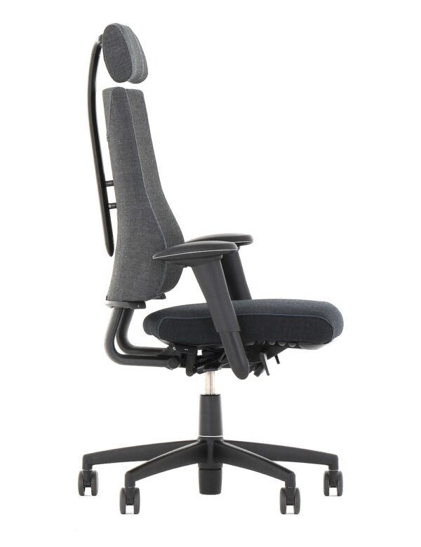 BMA Axia 2.4 Ergonomic Office Chair with Headrest Side