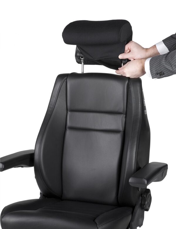 BMA Secur24 Exclusive Full Leather Control Room Chair Head Rest