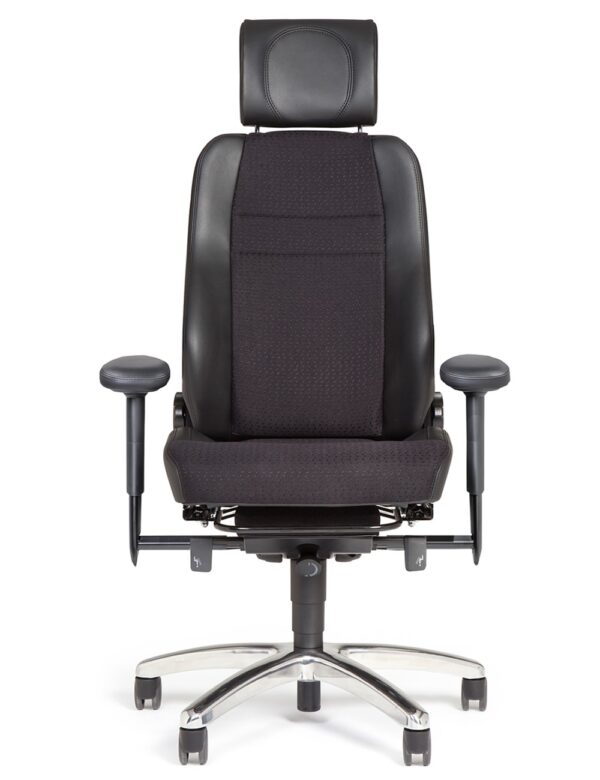 BMA Secur24 Exclusive Control Room Office Chair - XL Multi Adjustable Armrests