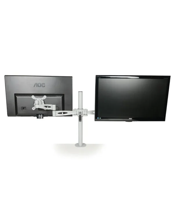 Double Monitor Arm for dual monitors, cable management