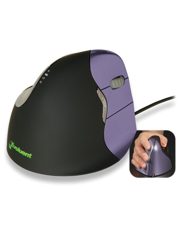 Evoluent Right Hand Cordless Vertical Mouse