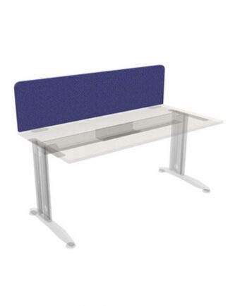 Upholstered Privacy Panel Desk Mounted