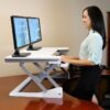 Workfit-T Sit Stand Desktop Workstation Side