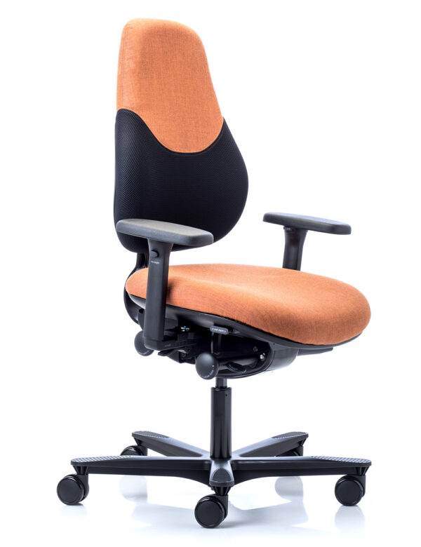 Orangebox Active Ergonomics Flo2 Medium Back Office Chair front view