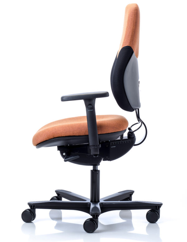 Orangebox Active Ergonomics Flo2 Medium Back Office Chair side view