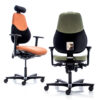 Orangebox Flo2 Medium Back Office Chairs