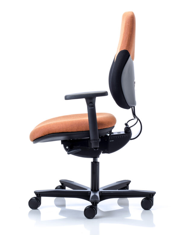 Orangebox Active Ergonomics Flo2 Medium Back Office Chair side