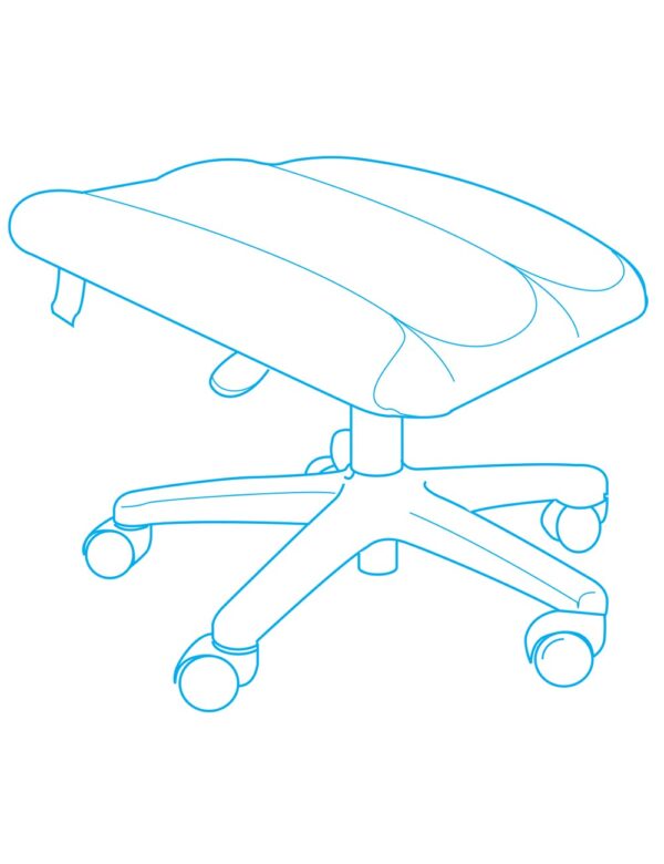 Adapt Actyv Double Leg Support Stool Diagram