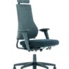 BMA Axia 2.4 Office Chair Polished Black Frame Head Rest