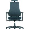 BMA Axia 2.4 Office Chair Polished Black Frame Head Rest