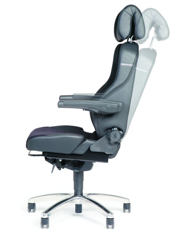 BMA Secur24 Exclusive 24 Hour Control Room Office Chair recline