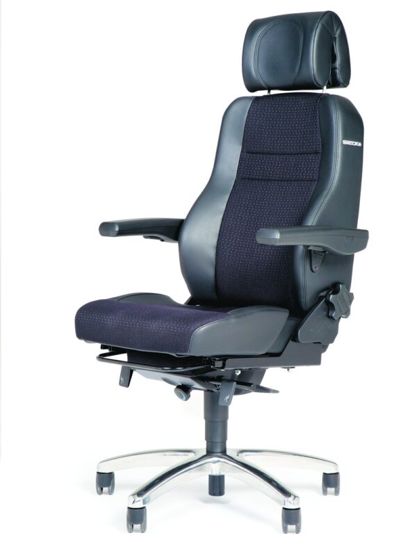 RH Secur24 Exclusive Leather 24 Hour Control Room Office Chair