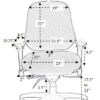 Bodybilt Stretch J3509 Tall Office Chair dims