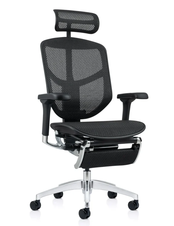 Enjoy Elite Mesh Office Chair with Head Rest and Leg Rest G2 Folded