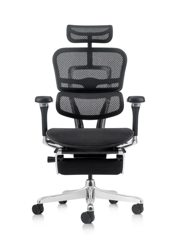 Ergohuman Plus Mesh Office Chair with Leg Rest G2 front