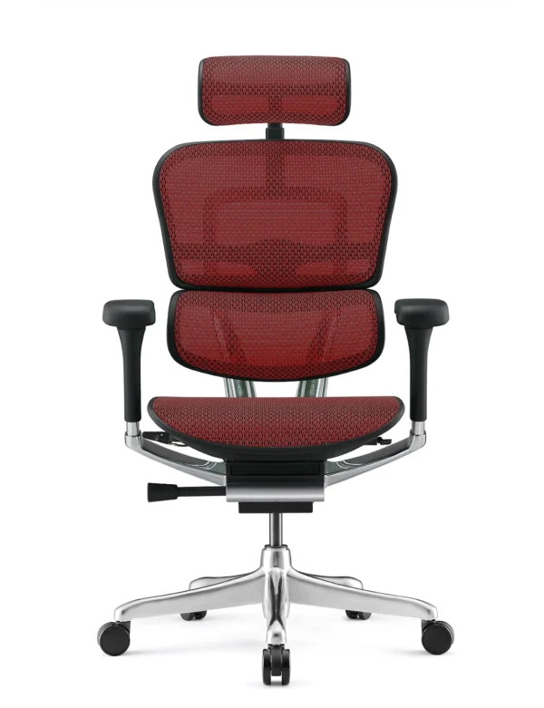 Ergohuman Elite Dark Red Mesh Office Chair G2