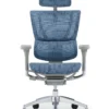 Mirus Elite Blue Mesh Office Chair G2 Grey Frame