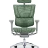 Mirus Elite green Mesh Office Chair G2 Grey Frame