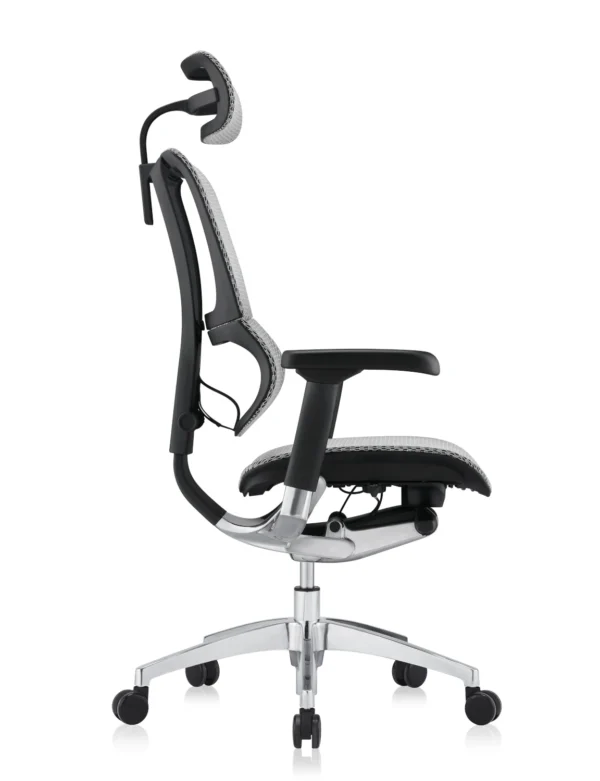 Mirus Elite Full Mesh Office Chair G2 Latest Model Black Frame Side