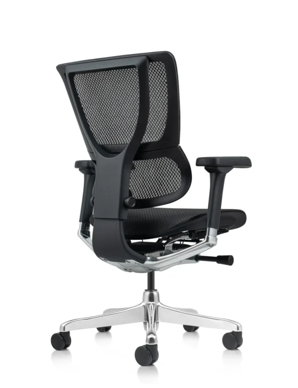 Mirus Elite Mesh Office Chair Black Frame G2 side