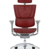 Mirus Elite Red Mesh Office Chair G2 Grey Frame