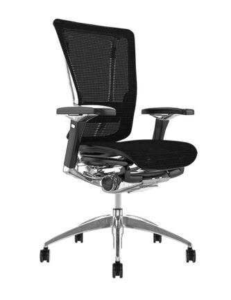 Nefil Black Mesh Office Chair no Head Rest