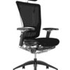 Nefil Ergonomic Black Mesh Office Chair with Head Rest