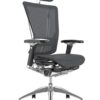 Nefil Ergonomic Grey Mesh Office Chair with Head Rest