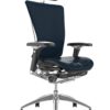 Nefil Black Leather Office Chair with Head Rest