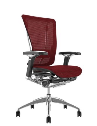 Nefil Mesh Ergonomic Office Chair - Burgundy Mesh