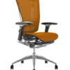 Nefil Orange Mesh Office Chair no Head Rest